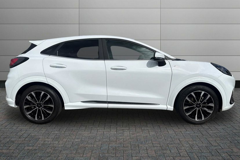 Ford Puma 1.0T Ecoboost Mhev St-line Vignale Suv CP23DTK White #4