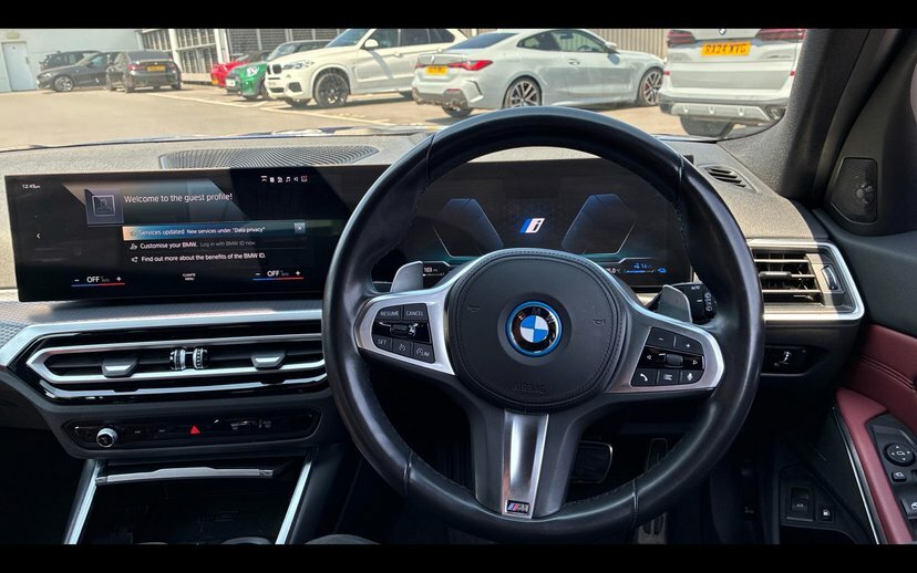 BMW 3 Series 330E Xdrive M Sport Touring YE23JZA Blue #5