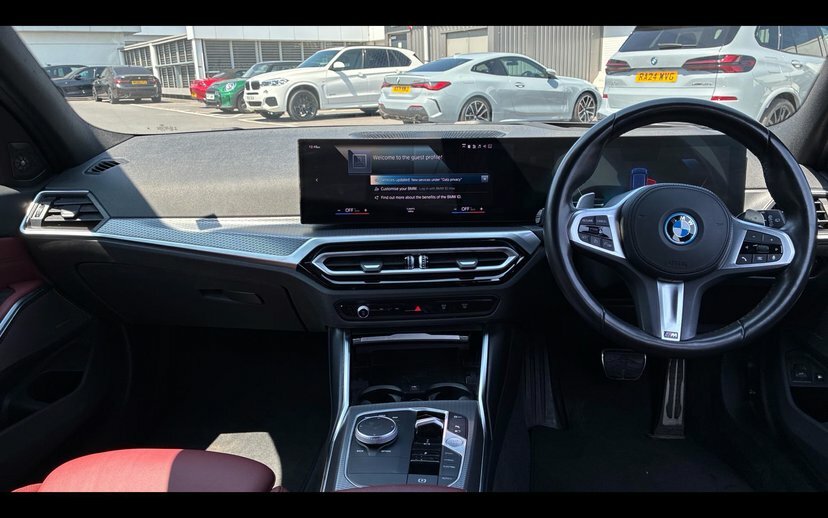 BMW 3 Series 330E Xdrive M Sport Touring YE23JZA Blue #4