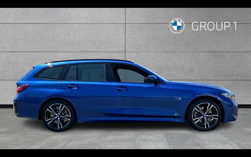 BMW 3 Series 330E Xdrive M Sport Touring YE23JZA Blue #3