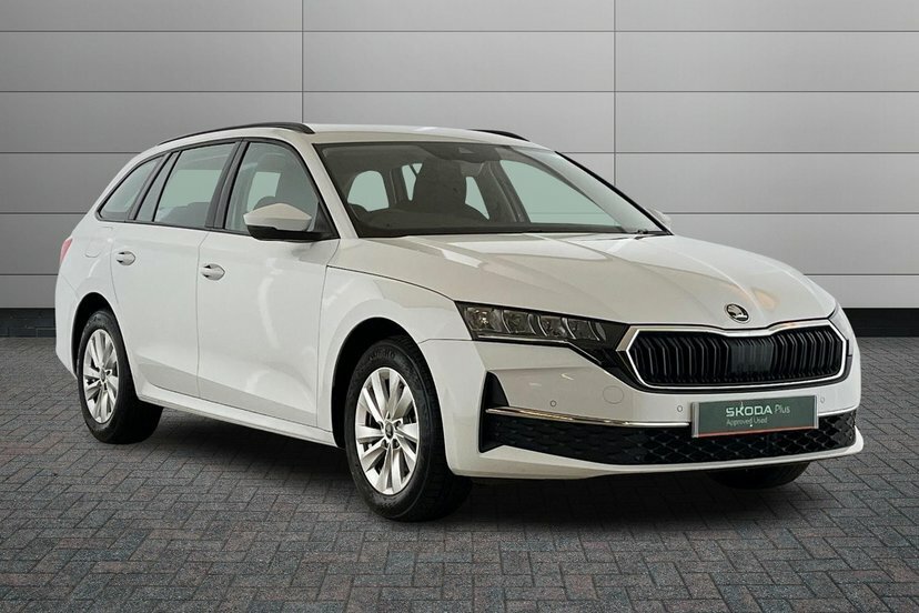 Skoda Octavia 1.5 Tsi Act Se Technology Estate GJ75LWZ White