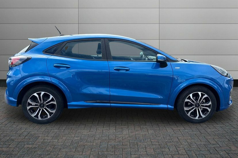 Ford Puma 1.0T Ecoboost Mhev St-line Suv Hybrid D EA23JNV Blue #4