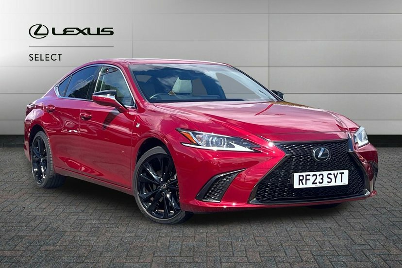 Lexus ES 2.5 300H F Sport Saloon Hybrid E-cvt 2 Red