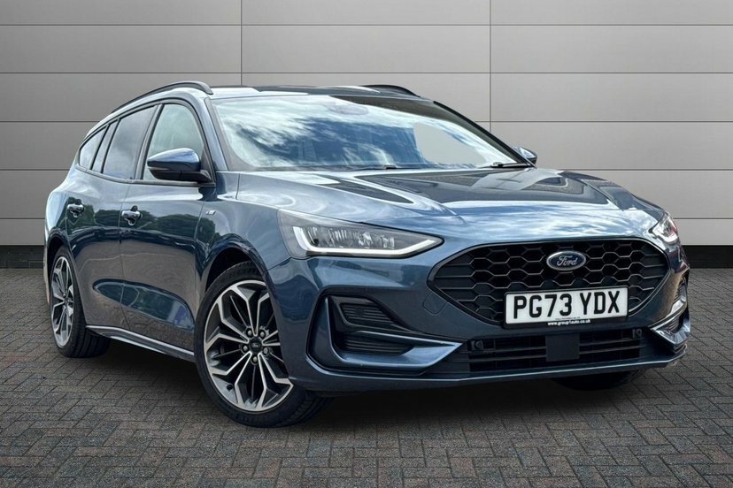 Ford Focus 1.0T Ecoboost Mhev St-line X Estate Hyb PG73YDX Blue