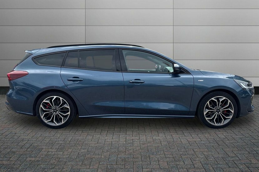 Ford Focus 1.0T Ecoboost Mhev St-line X Estate Hyb PG73YDX Blue #4