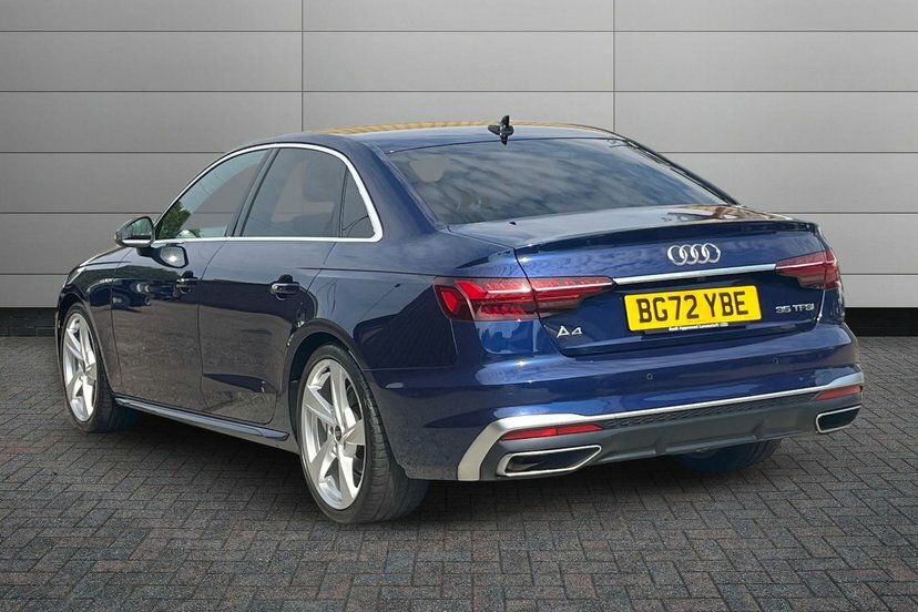Audi A4 2.0 Tfsi 35 S Line Saloon S Tronic 150 BG72YBE Blue #3