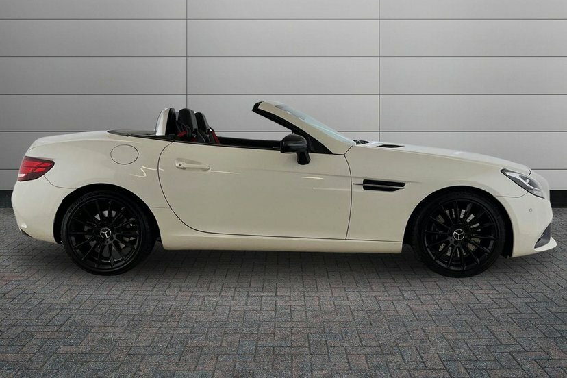 Mercedes-Benz SLC 2.1 Slc250d Amg Line Convertible G-tron White #3