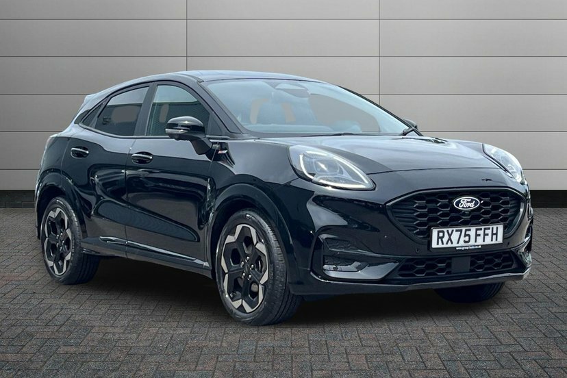 Ford Puma 1.0T Ecoboost Mhev St-line X Suv Hybrid RX75FFH Black