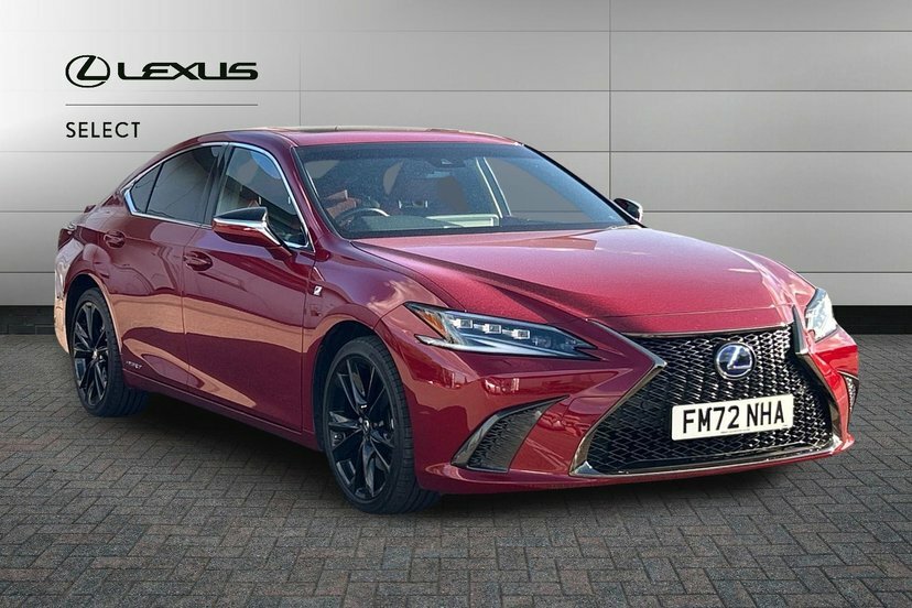 Lexus ES 2.5 300H F Sport Saloon Hybrid E-cvt 2 Red