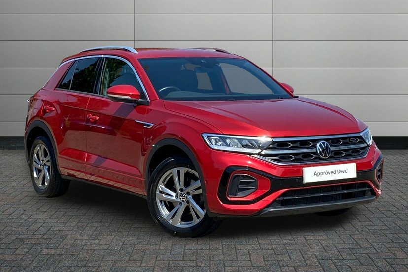 Volkswagen T-Roc 1.5 Tsi R-line Suv 150 Ps WJ72OYP Red