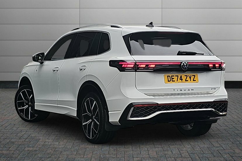 Volkswagen Tiguan 1.5 Etsi Mhev R-line Suv Hybrid Dsg 15 DE74ZYZ White #5