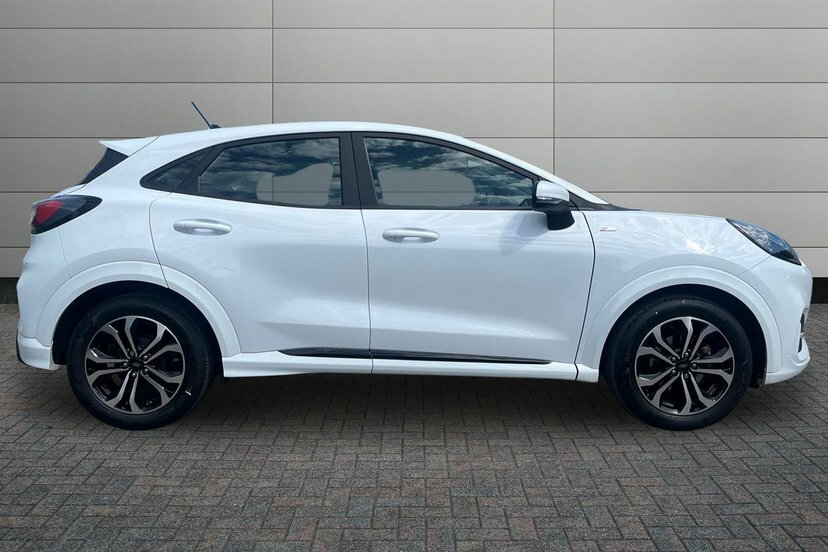 Ford Puma 1.0T Ecoboost Mhev St-line Suv Hybrid D SN23LBW White #4