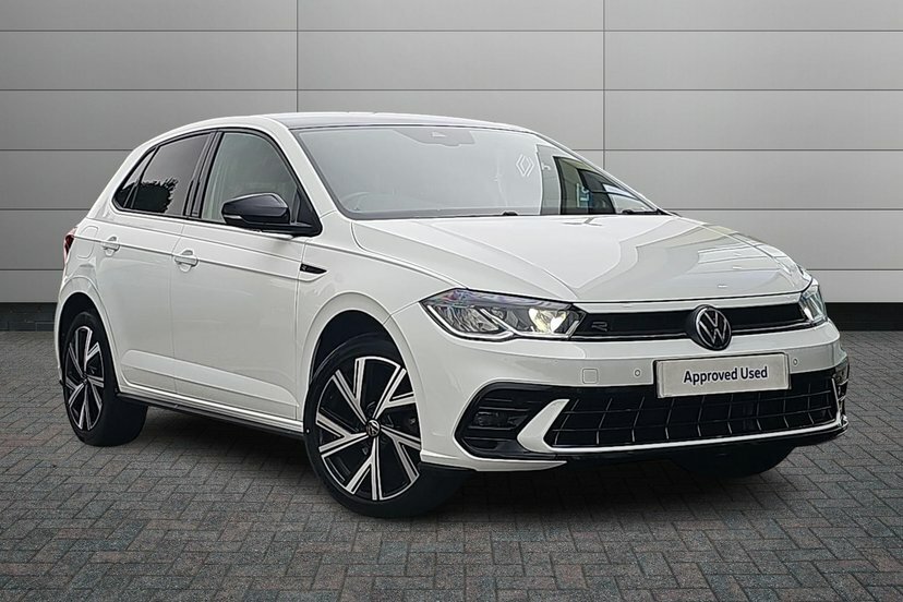 Volkswagen Polo 1.0 Tsi R-line Hatchback Dsg 95 Ps DF74UMC White