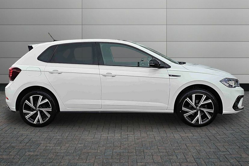 Volkswagen Polo 1.0 Tsi R-line Hatchback Dsg 95 Ps DF74UMC White #4