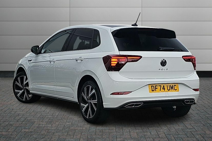 Volkswagen Polo 1.0 Tsi R-line Hatchback Dsg 95 Ps DF74UMC White #3