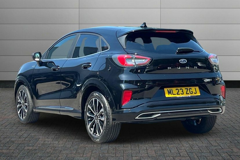 Ford Puma 1.0T Ecoboost Mhev St-line Vignale Suv ML23ZGJ Black #3