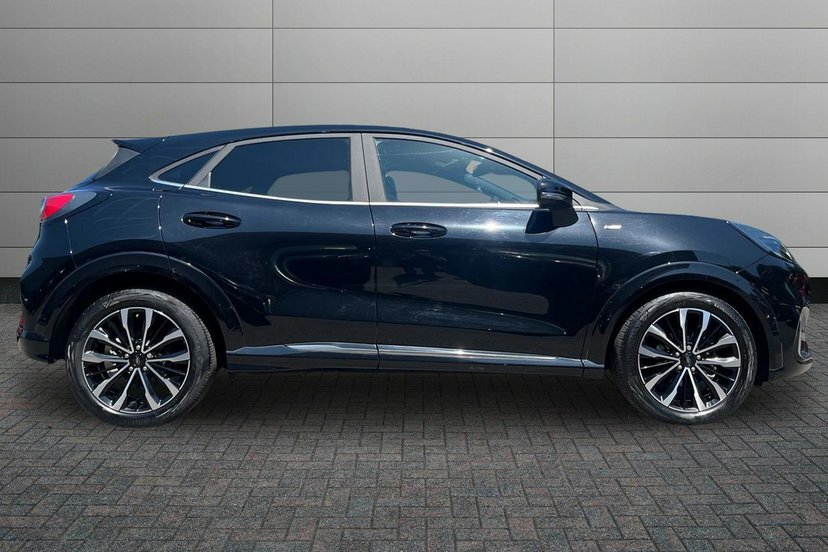 Ford Puma 1.0T Ecoboost Mhev St-line Vignale Suv ML23ZGJ Black #4