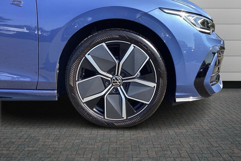 Volkswagen Golf 1.5 Etsi Mhev R-line Hatchback Hybrid D EF75VTY Blue #5
