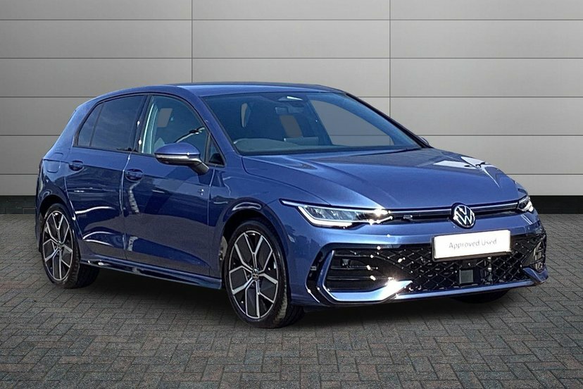 Volkswagen Golf 1.5 Etsi Mhev R-line Hatchback Hybrid D Blue
