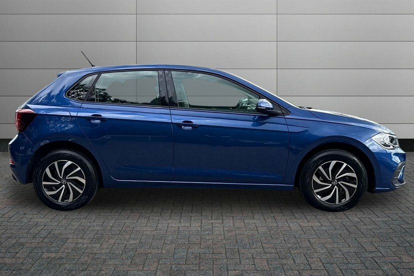 Volkswagen Polo 1.0 Tsi Life Hatchback 95 Ps MC22NSY Blue #4