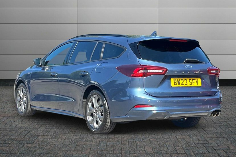 Ford Focus 1.0T Ecoboost St-line Estate 12 BW23SFV Blue #3