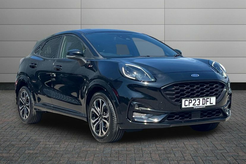 Ford Puma 1.0T Ecoboost Mhev St-line Suv Hybrid M CP23DFL Black