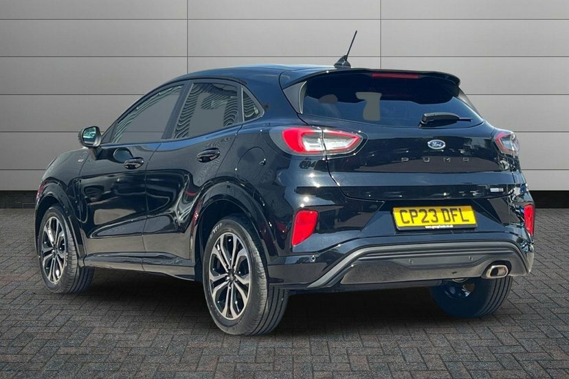 Ford Puma 1.0T Ecoboost Mhev St-line Suv Hybrid M CP23DFL Black #3