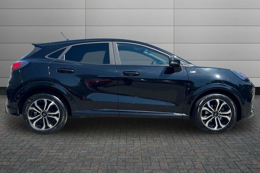 Ford Puma 1.0T Ecoboost Mhev St-line Suv Hybrid M CP23DFL Black #4