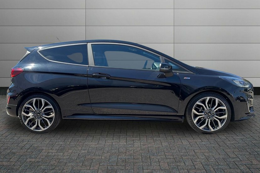Ford Fiesta 1.0T Ecoboost Mhev St-line Vignale Hatchback P LJ22OAX Black #4