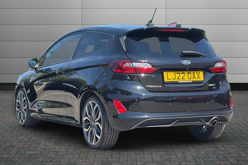 Ford Fiesta 1.0T Ecoboost Mhev St-line Vignale Hatchback P LJ22OAX Black #3