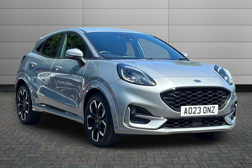 Ford Puma 1.0T Ecoboost Mhev St-line X Suv Hybrid AO23ONZ Silver