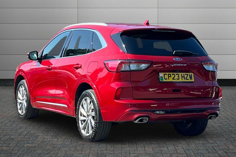 Ford Kuga 2.5H Duratec Vignale Suv Hybrid Cvt 19 CP23HZW Red #3