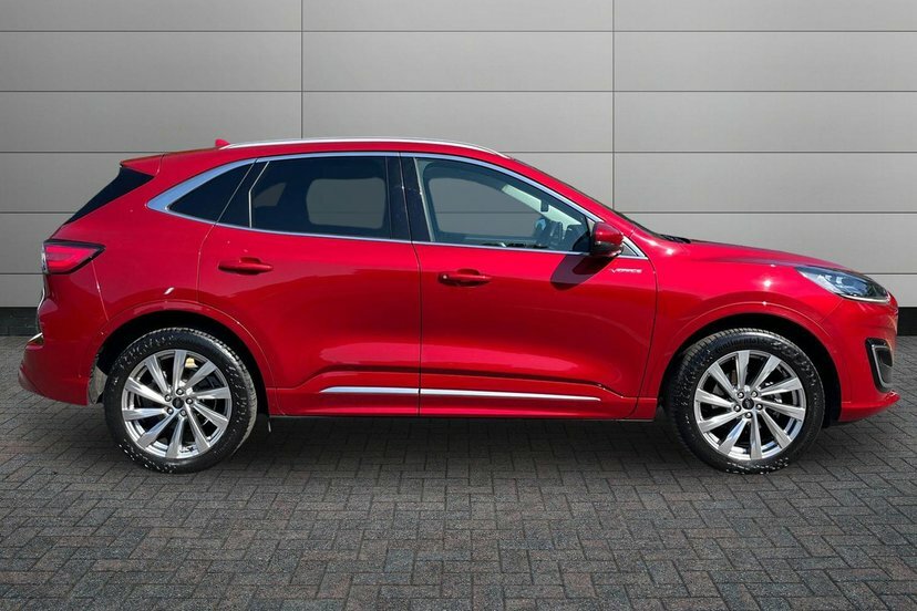 Ford Kuga 2.5H Duratec Vignale Suv Hybrid Cvt 19 CP23HZW Red #4