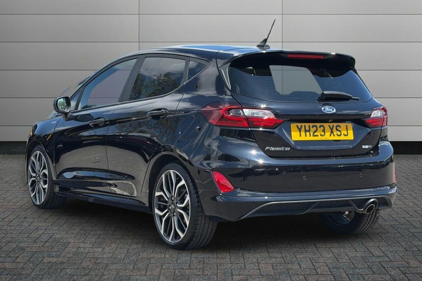 Ford Fiesta 1.0T Ecoboost Mhev St-line X Hatchback YH23XSJ Black #3