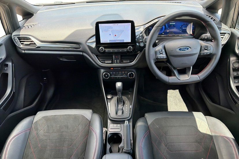 Ford Fiesta 1.0T Ecoboost Mhev St-line X Hatchback YH23XSJ Black #6