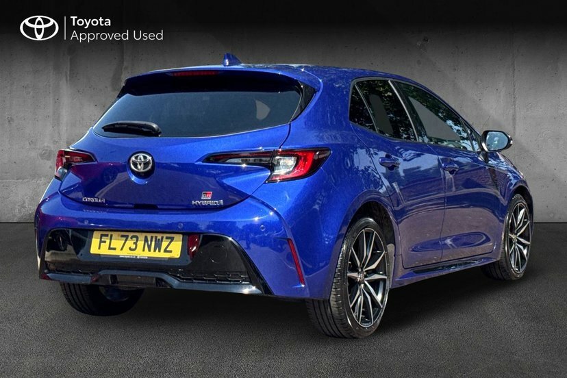 Toyota Corolla 1.8 Vvt-h Gr Sport Hatchback Hybrid Cvt FL73NWZ Blue #2