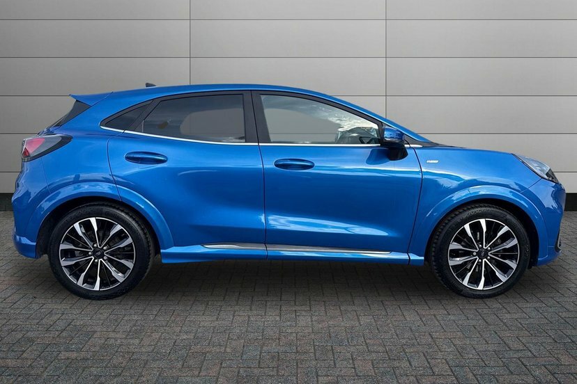 Ford Puma 1.0T Ecoboost Mhev St-line Vignale Suv WU21UKM Blue #4