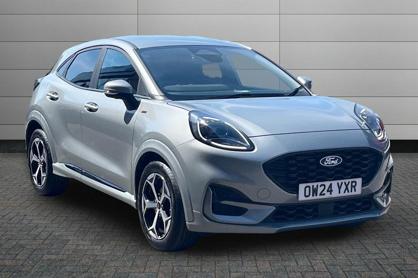 Ford Puma 1.0T Ecoboost Mhev St-line Suv Hybrid M OW24YXR Silver