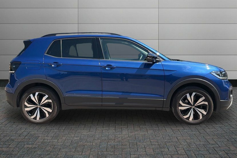 Volkswagen T-Cross 1.0 Tsi Black Edition Suv 95 Ps MC23XCL Blue #4