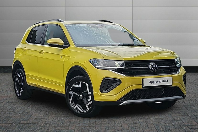 Volkswagen T-Cross 1.0 Tsi R-line Suv Dsg 115 Ps Yellow