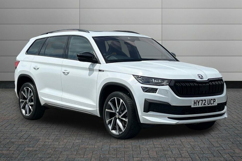 Skoda Kodiaq 1.5 Tsi Act Sportline Suv Dsg 7 Seat HY72UCP White