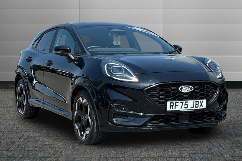 Ford Puma 1.0T Ecoboost Mhev St-line X Suv Hybrid RF75JBX Black