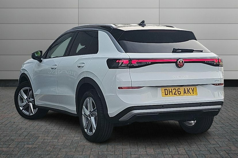Volkswagen T-Roc 1.5 Etsi Mhev Style Suv Hybrid Dsg 116 White #5