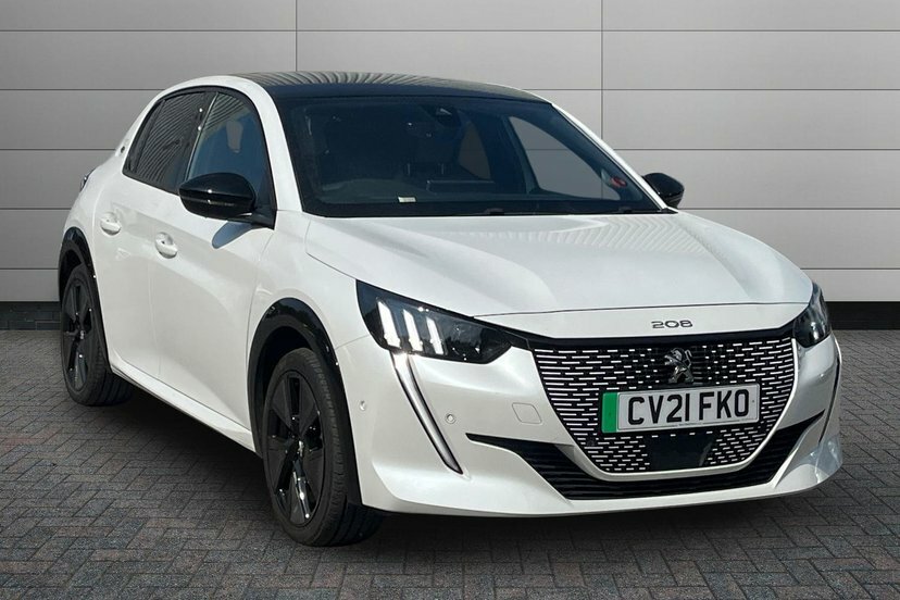 Peugeot e-208 50Kwh Gt Premium Hatchback 136 White