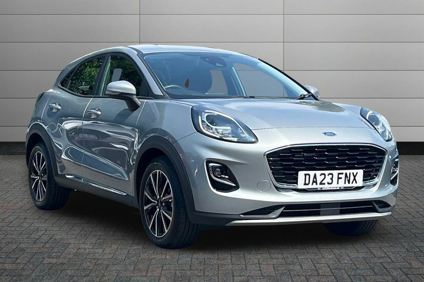 Ford Puma 1.0T Ecoboost Mhev Titanium Suv Hybrid DA23FNX Silver
