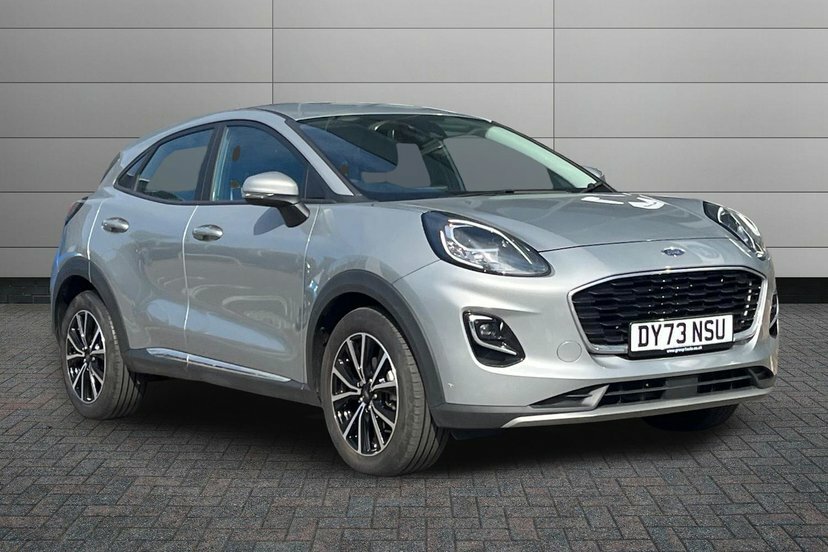 Ford Puma 1.0T Ecoboost Mhev Titanium Suv Hybrid DY73NSU Silver