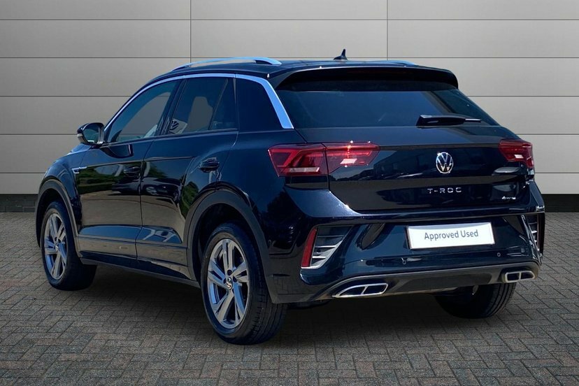 Volkswagen T-Roc 2.0 Tsi R-line Suv Dsg 4Motion 190 Ps WR72ACX Black #3