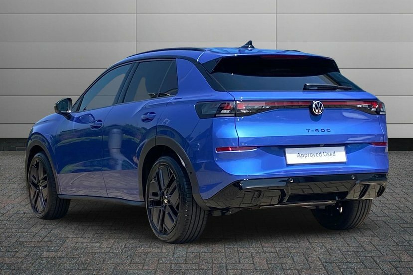 Volkswagen T-Roc 1.5 Etsi Mhev R-line Suv Hybrid Dsg 15 WH26DOA Blue #5