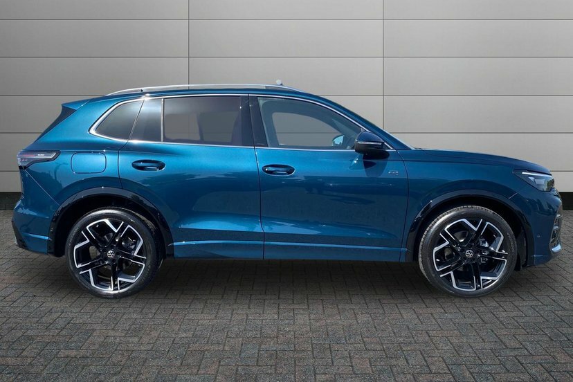 Volkswagen Tiguan 1.5 Etsi Mhev R-line Suv Hybrid Dsg 15 WJ26FWN Blue #4