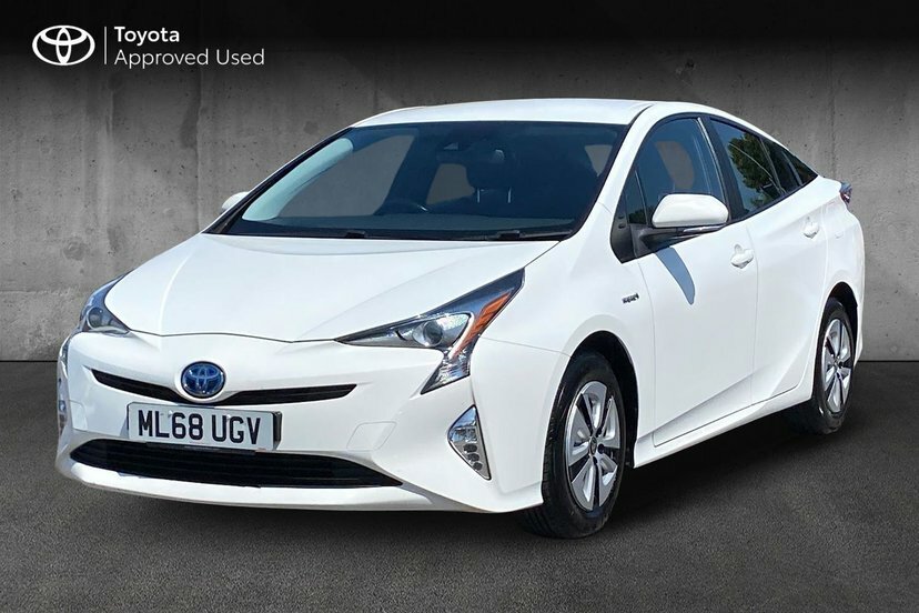 Toyota Prius 1.8 Vvt-h Business Edition Hatchback Hy ML68UGV White #3